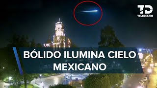 Meteorito ilumina el cielo de México fue captado en varios Estados [upl. by Aidni]