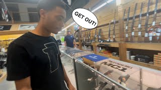 CAMAKAT GETS KICKED OUT OF GUN STORE… [upl. by Eniamurt]