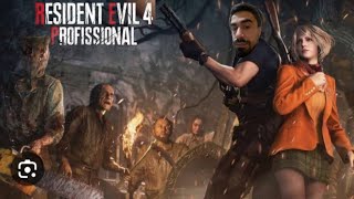 RESIDENT EVIL 4 REMAKE Modo PROFISSIONAL gameplay Ao vivo Live jogo game gamer stream streamer ptBR [upl. by Aicercul680]