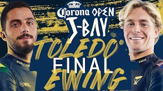 Filipe Toledo x Ethan Ewing  FINAL  Corona Open JBay  WSL Brasil [upl. by Lianna]