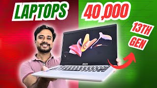 12th amp 13th Gen Only 🔥 Best Laptop Under 40000💥Top 5 Best Laptops Under Rs40000 In 2024 [upl. by Ekul]