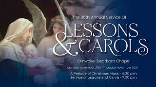 The 36th Annual Service of Lessons amp Carols at Catawba College [upl. by Gove]