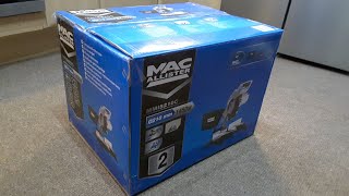 Unboxing of MACallister compound mitre saw MMIS210C  And review [upl. by Longtin798]