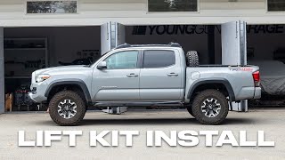 Icon lift install  3rd gen tacoma 20162023 [upl. by Lihas]