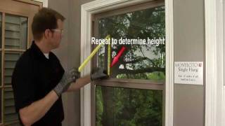 How To Measure Daylight Opening Window Glass Area [upl. by Malvino]