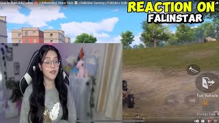 PIAA GAMING REACTION on Falinstar gaming  PUBGM [upl. by Acinorev542]