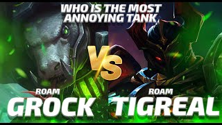 MLBB  GROCK vs TIGREAL  FULL MATCH [upl. by Acinoed]