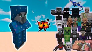 Illusioner vs All Mobs in Minecraft [upl. by Rennane]