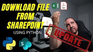 Python SharePoint Download File  Update [upl. by Tlok]