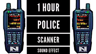 1 Hour Police Radio Chatter Sound Effect  Walkie Talkie Scanner Sounds  Royalty Free [upl. by Micheil]