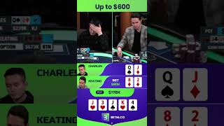 What A Hand😱poker pokeronline [upl. by Ybroc]