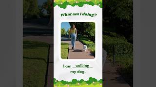 What am I doing learnenglish dailyenglish vocabularywords basicenglishquiz actionverbs [upl. by Enovahs]