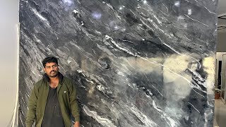 how to paint marble effect￼Mirror wall Stucco Marble effect Royal Play [upl. by Sekoorb]