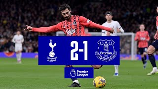 PREMIER LEAGUE HIGHLIGHTS TOTTENHAM HOTSPUR 21 EVERTON [upl. by Browne]