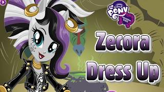 My Little Pony Equestria Girls Zecora Dress Up Game [upl. by Francie]