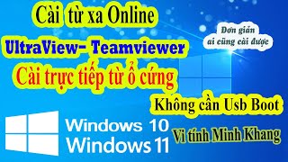 WinToHDD Cài Win Từ Ổ Cứng Không Cần USB Hay DVD Cài Windows 10 Online [upl. by Noyar456]