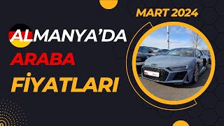 ALMANYADA ARABA FİYATLARI 2024 [upl. by Eusassilem]