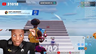 iShowSpeed 1V1s Fortnite Pro MoneyMaker amp Loses His Mind 😂 [upl. by Siron]