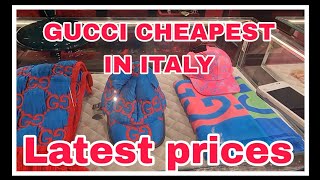 BIGGEST GUCCI OUTLET IVE EVER SEEN  ADIDAS IN COLLABORATION WITH GUCCI  GUCCI HUGE LUXURY OUTLET [upl. by Carrillo]