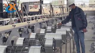 Demonstration of the Galvanizing Production Line Purchased by a Customer from Uzbekistangalvanized [upl. by Agem719]