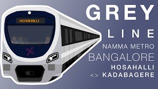 Grey Line Namma metro Bangalore [upl. by Eerrahs]