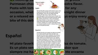 🍲 Lectura en Inglés My Favorite Dish  Mejora tu Comprensión con Historias en Inglés 🍽️ [upl. by Asoj453]