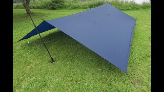 Sarek gear silpoly flat tarp [upl. by Mroz811]