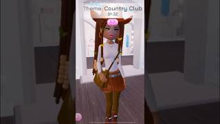 country club dresstoimpress roblox dti [upl. by Hedi]