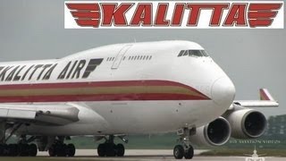 ᴴᴰ ✈ CLOSE B747F Kallitta Air Takeoff  Leipzig Airport [upl. by Hernandez182]