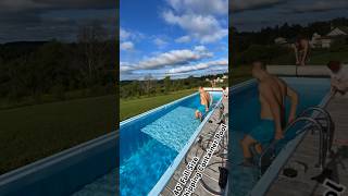 40’ Shipping Container Pool swimmingpool containerpool pool pooldesign swimming [upl. by Enelav]