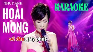 Hoài Mong Karaoke Beat Chuẩn Thúy Anh [upl. by Elagiba765]