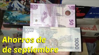 ESTO JUNTE EN SEPTIEMBRE CON BILLETES DE 1000 50 y 20 [upl. by Okramed]