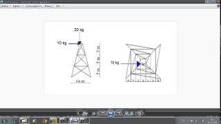 Tutorial Cercha 3D en SAP2000 Antena de Telecomunicaciones 12 [upl. by Selmner]