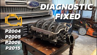 Intake Manifold Runner Control Fix  201517 F150 P2004 P2005 P2006 P2015 [upl. by Dickey]