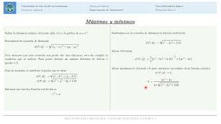 MAXIMOS Y MINIMOS  Video Tema Clave Examen 046 [upl. by Julita719]