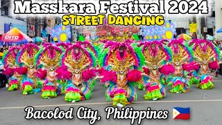 MASSKARA FESTIVAL 2024 STREET DANCING  FULL COVERAGE  Bacolod City Philippines 🇵🇭 [upl. by Aurea]