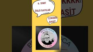 6 SINIF ÜSLÜ SAYILAR [upl. by Nnomae]