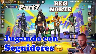 FREE FIRE EN VIVO REGION NORTE AMERICA JUGANDO CON SEGUIDORES freefire freefirelive parte7 [upl. by Einattirb]