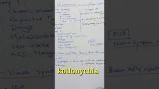 koilonychia causes stages plummerVinson syndrome [upl. by Adaiha375]