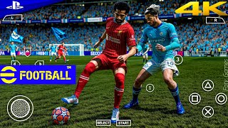 eFootball PES 2025 PPSSPP Original Android Offline PS5 Camera Best Graphics amp Latest Transfers [upl. by Steep]