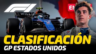 🔴F1 DATACAST  GP ESTADOS UNIDOS🇺🇸 CLASIFICACIÓN  Live Timing y Mapa Virtual EN VIVO [upl. by Lowenstein]