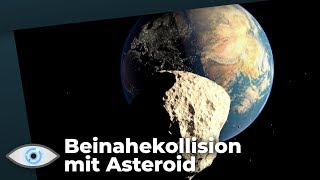 Beinahekollision  Asteroid wurde zu spät entdeckt [upl. by Ailuig]