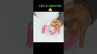 Handmade table lamp🕯️shorts art paper craft youtube shorts [upl. by Gamal]