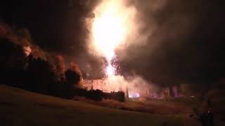 Gwrych Castle Abergele North Walesfirework display [upl. by Igor]