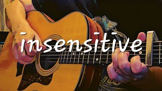 Insensitive acoustic Jann Arden cover as requested by Melinda 💜 [upl. by Delsman]