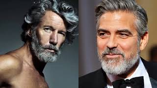 Mejores Looks para Hombres con Canas Tendencia 🧔 [upl. by Adnah]