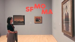 Eng SFMoMa I 르네마그리트전  미국일상  샌프란시스코 일상  브이로그  SF VLOG I Rene Magritte [upl. by Gabbi]