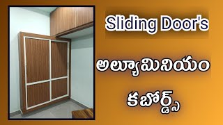 Sliding Aluminum cupboard work In Rajahmundry [upl. by Muriel]