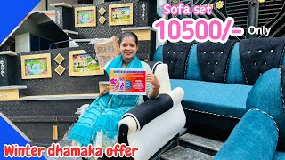 Sofa set Only 10500  Winter dhamaka Sale [upl. by Yelahc921]