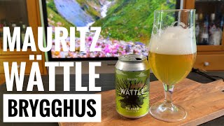 Mauritz En mycket intressant pilsner från Wättle Brygghus i Gråbo utanför Göteborg [upl. by Ilrebmyk]